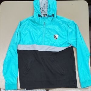 LRG Teal and Black Lightweight Jacket
